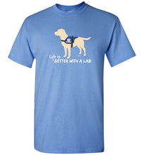 Yellow Lab T-shirt - Service Dog - Life Is Better With A Lab T-shirt From Lab HQ 