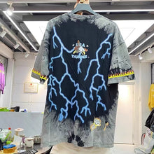 Lightning Eagle Graffiti Tie-Dye T-shirt