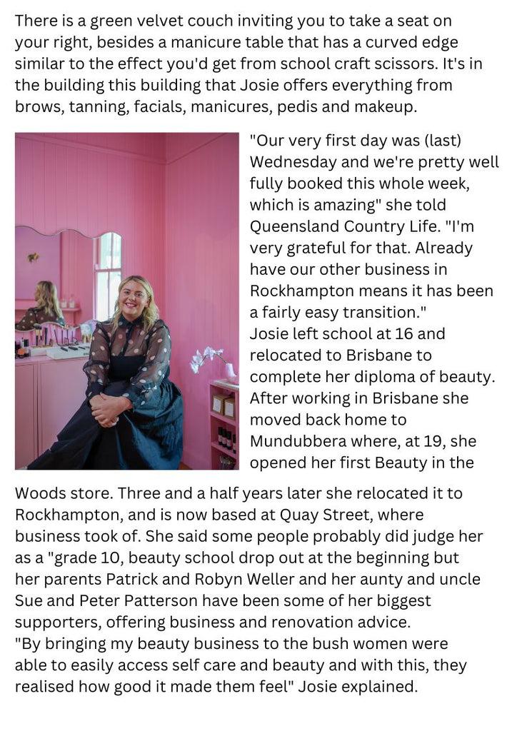 Queensland Country Life Beauty in the Woods Article