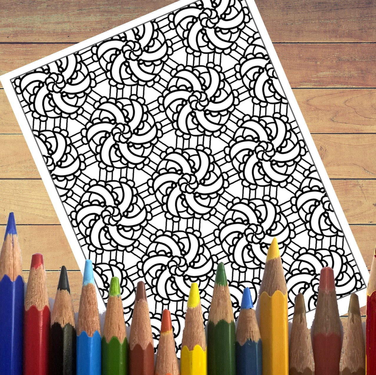 PDF Printable Coloring Book Doodle Patterns Book 2 Sara