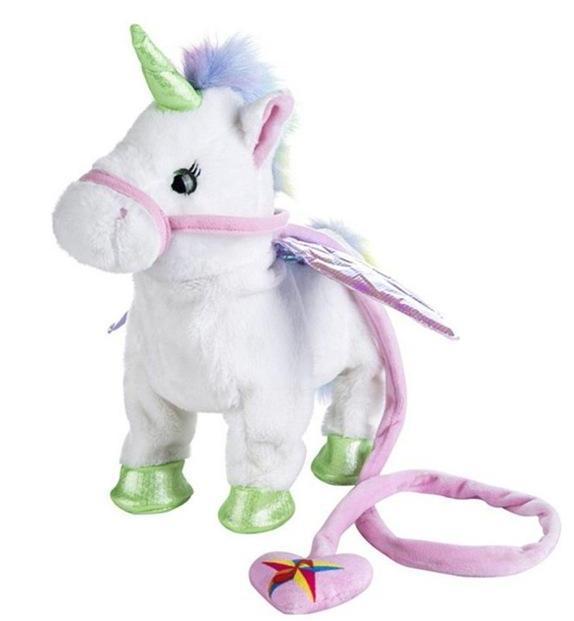 walking singing unicorn