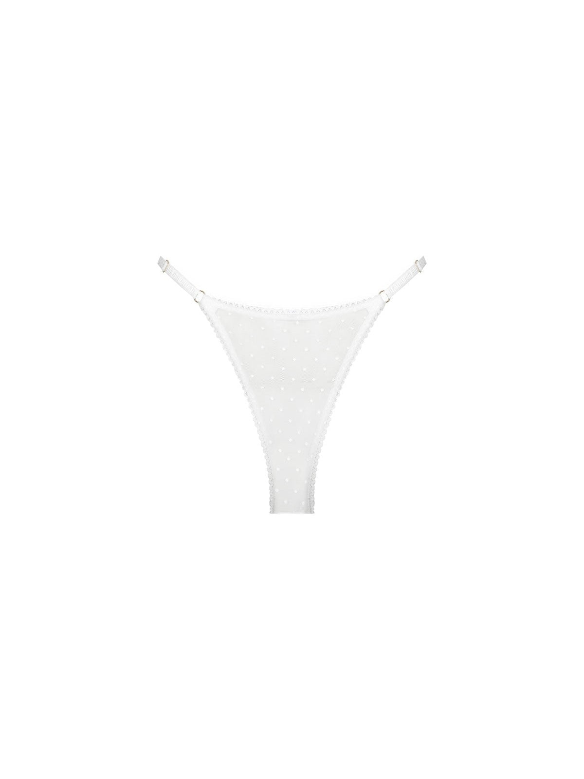 White Lace thong | Dainty Floral Detailing – Kotomi