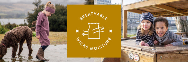 breathable wicks moisture