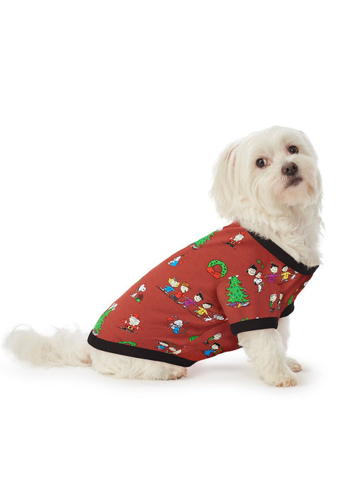 Snoopy Ornaments Stretch Jersey Dog Pajama