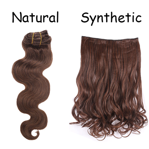 human hair vs synthetic hair