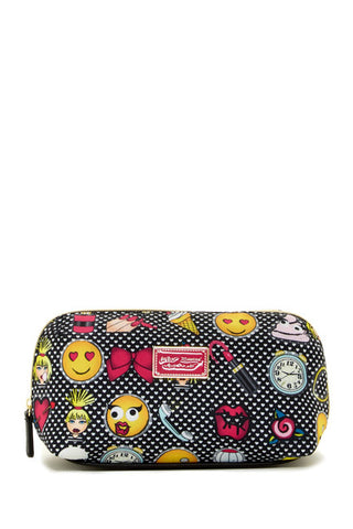 Betsey Johnson Emoji Makeup Bag