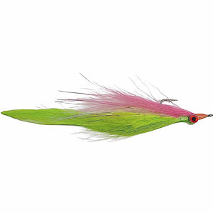 Half 'n Half Baitfish Chartreuse S1/0 Fishing Fly