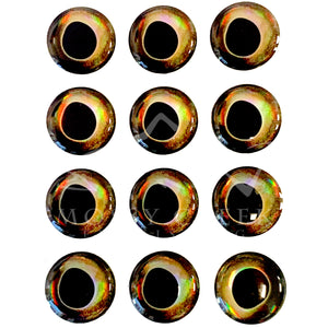 400pcs/pack 3D Fish Lure Eyes Fly Tying Epoxy Fish Eyes For