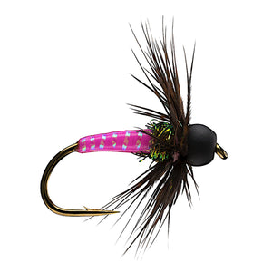 PINK BEAD JIG CDC PHEASANT TAIL NYMPH