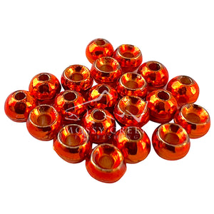 Hareline Tyers Glass Beads Red / Midge