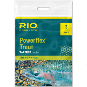 Rio Fly Fishing Saltwater 9' 10Lb Fishing Leaders, Clear, Leaders