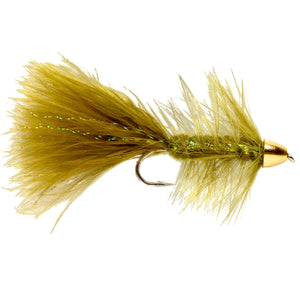  Flies Direct Wooly Bugger Olive Assortment 1 Dozen Trout  Fishing Flies, Pack of 12 : Sports & Outdoors