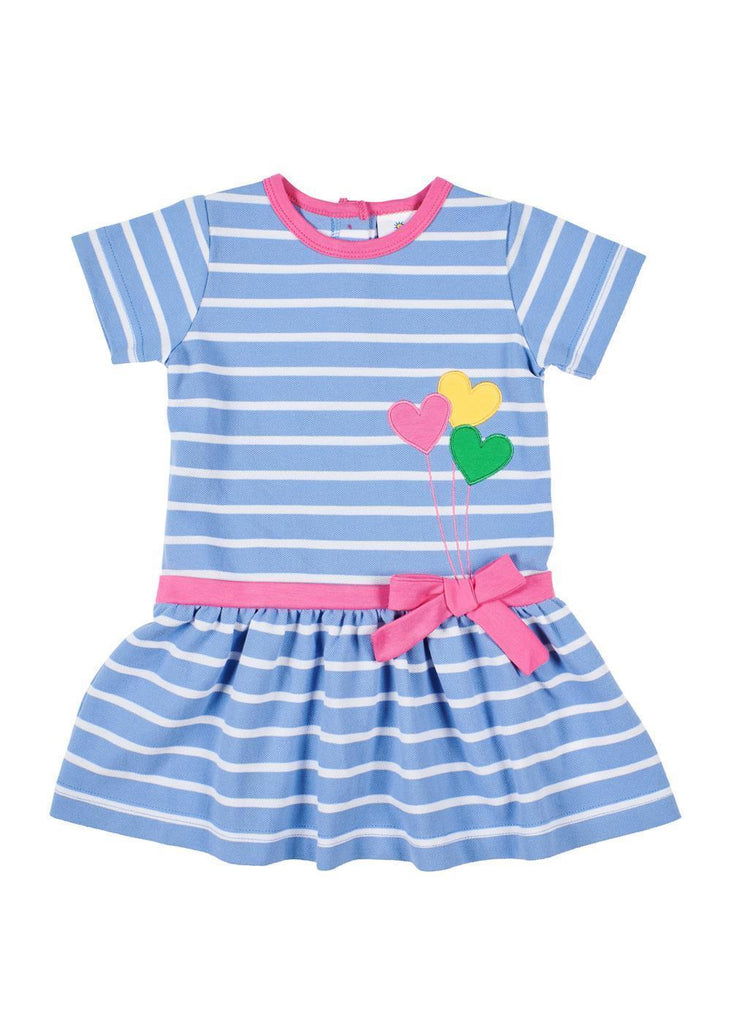 baby blue striped dress