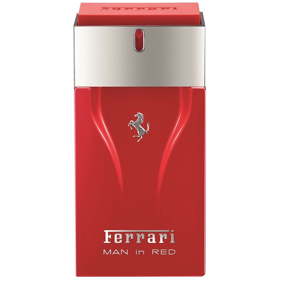 Ferrari man in red