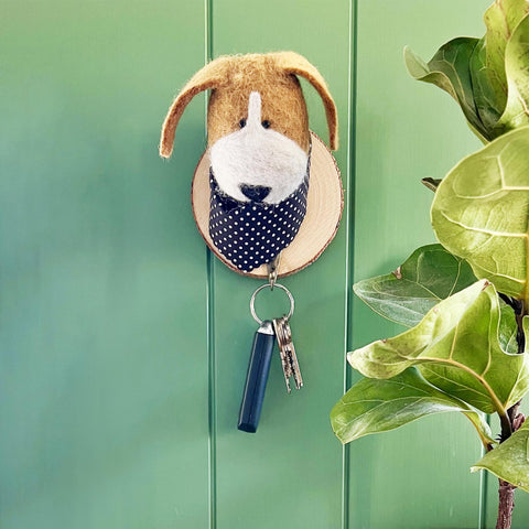 Felt Dog Wall Hook