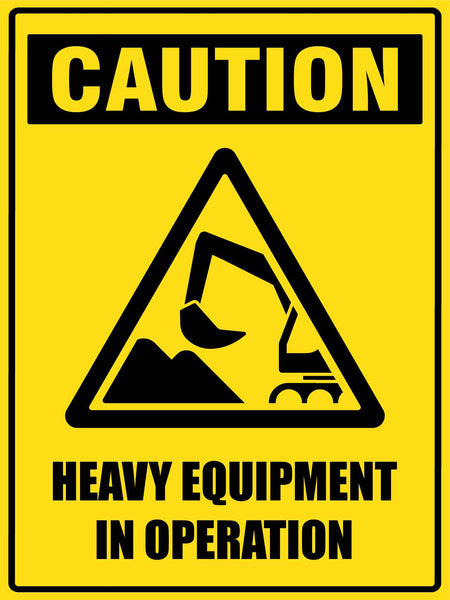 Caution Heavy Equipment In Operation Sign Grande ?v=1599818171