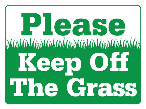 Grass Signs Tagged 