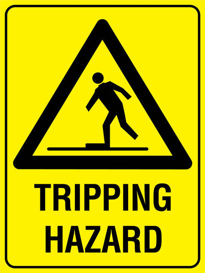 Tripping Hazard Sign - New Signs