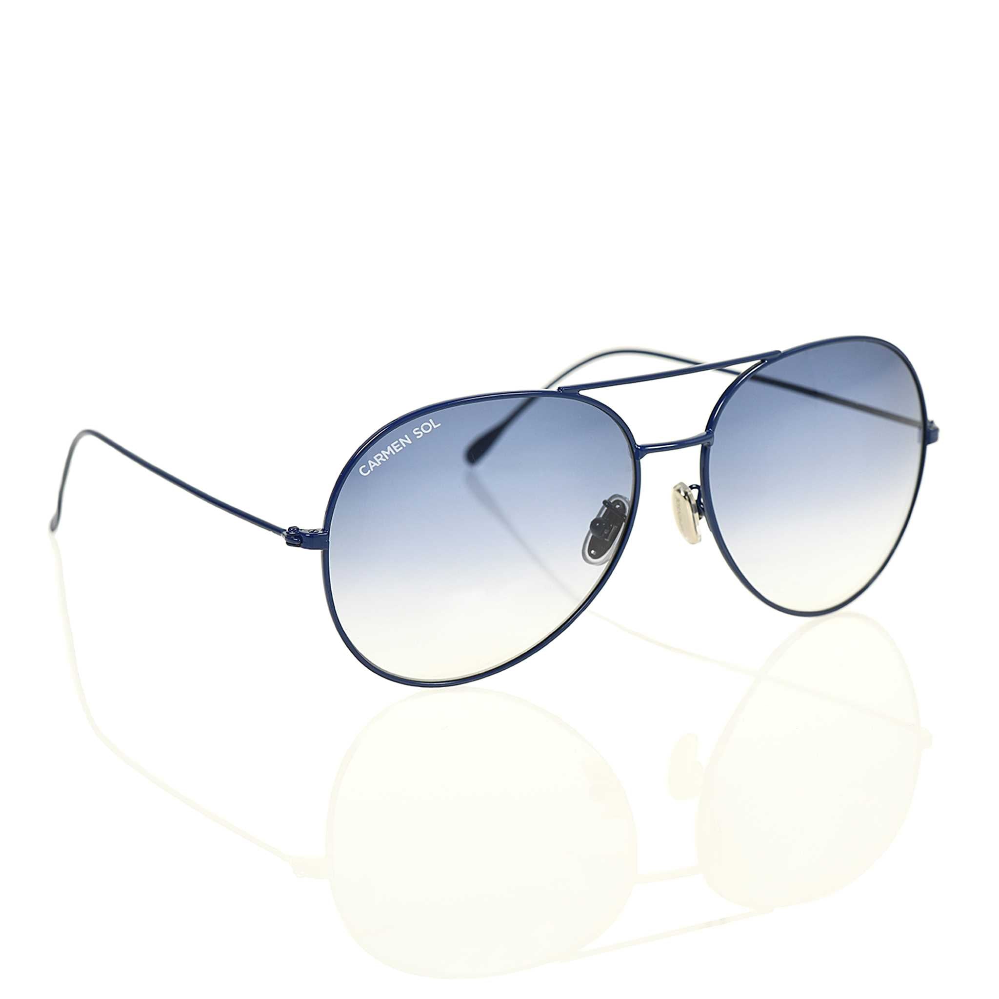 Image of Navy Aviator sunglasses