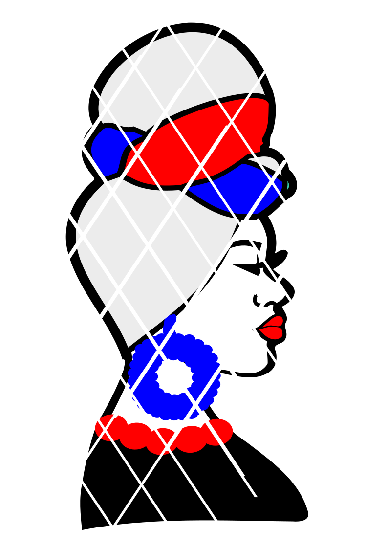 Download 4th of July Headwrap svg,Black Woman in headwrap svg, PNG ...