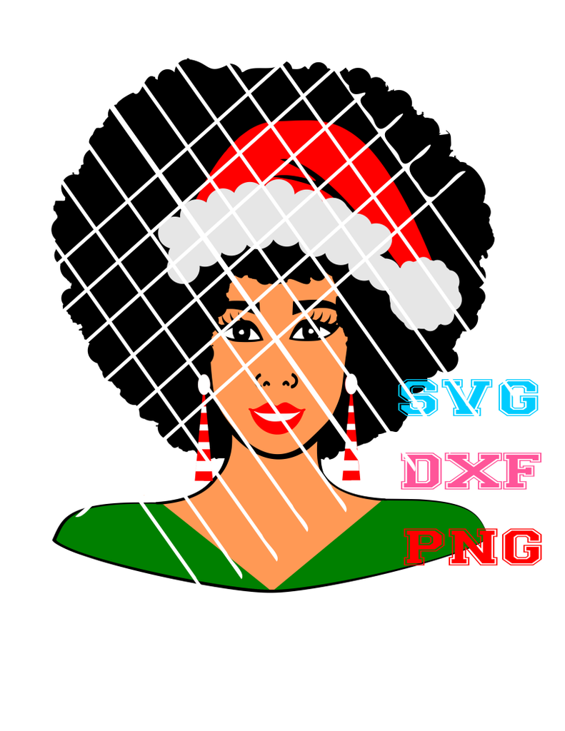 Download Christmas svg of Carol Afro Girls,Afro hair svg - Poui Designs