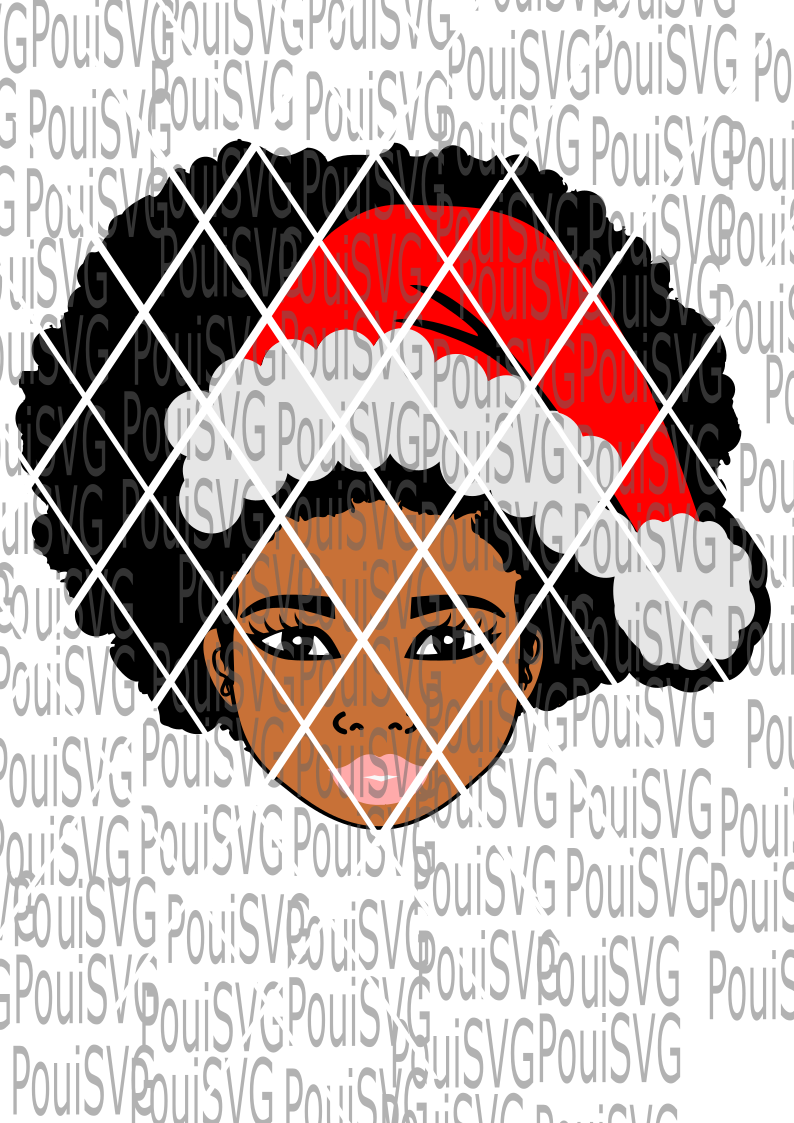 Download Afro Puffs Svg Christmas Svg Silhouette Svg T Shirt Designs Poui Designs