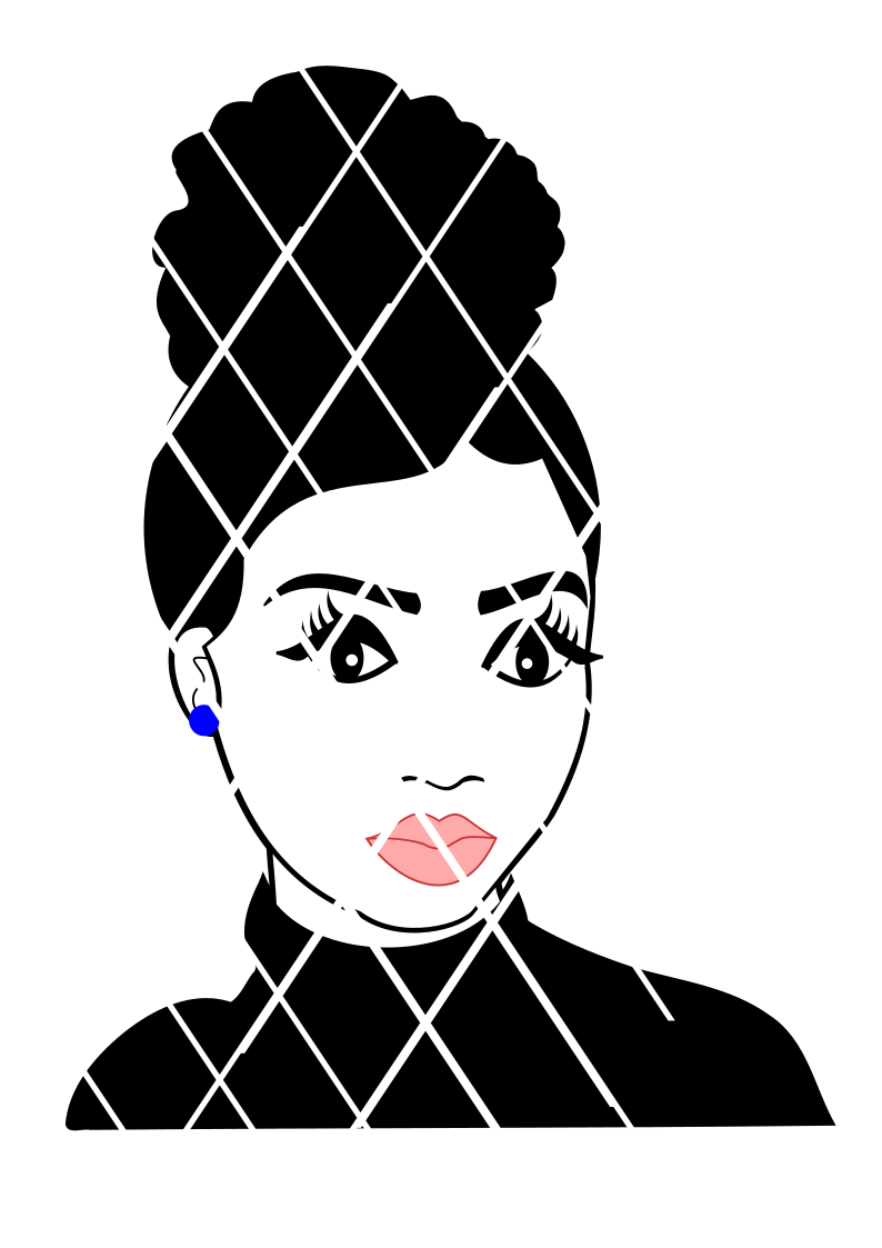 Download Imana two svg, Black Woman svg ,dxf,png file - Poui Designs