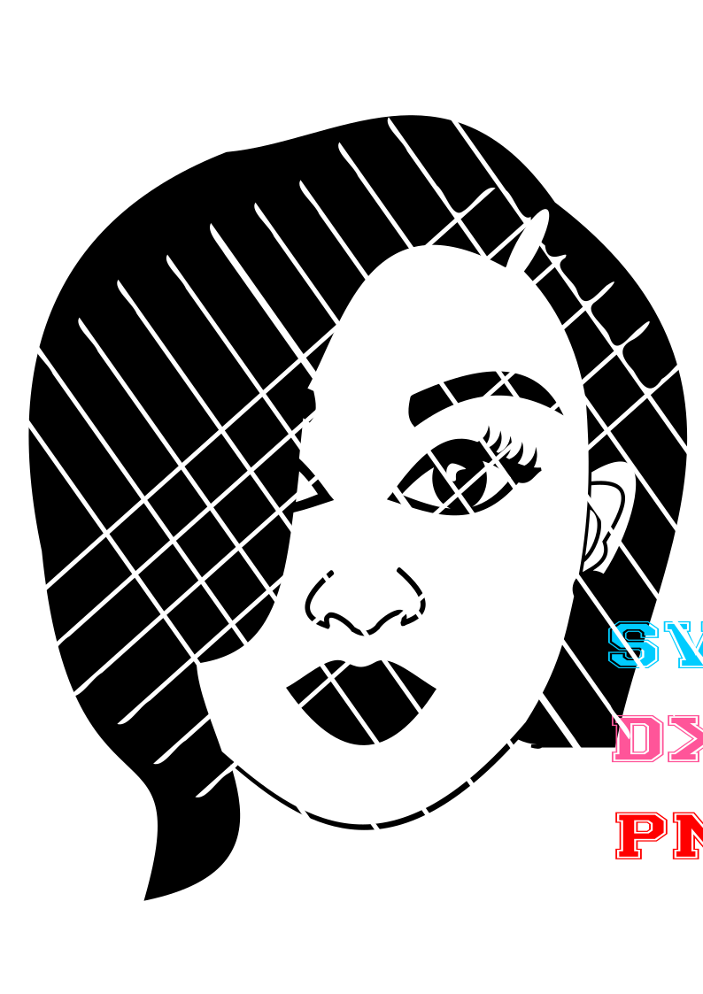 Download Jenny Face svg,Woman svg - Poui Designs