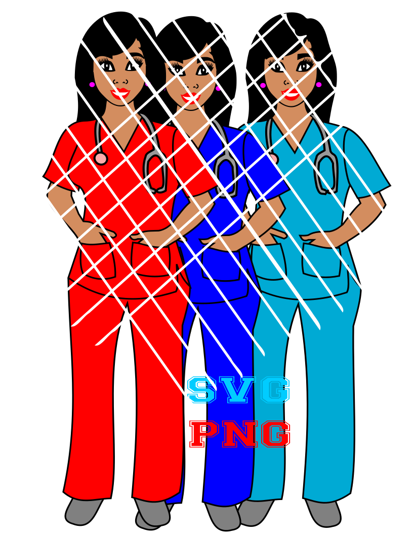 Download Afro Nurse SVG, Stacy girl svg - Poui Designs