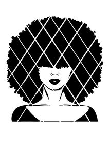 Download Afro SVG, Black Beauty Sarah, SVG file,PNG file,DXF file ...