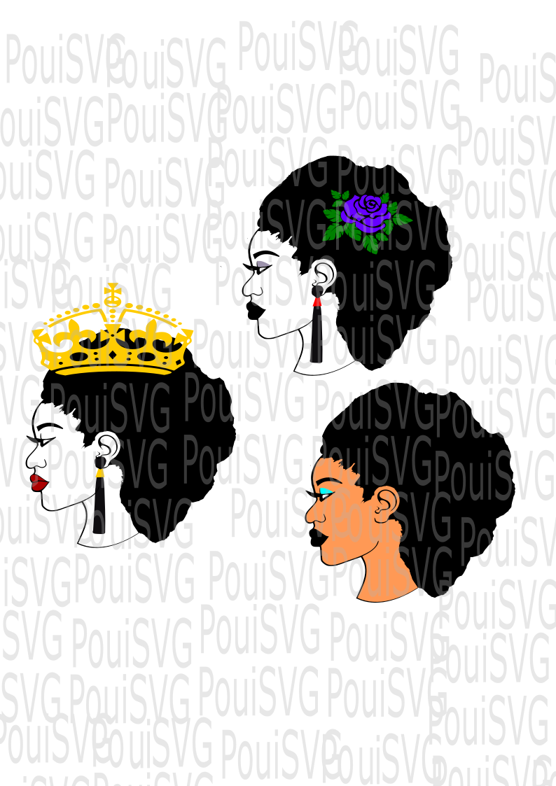 Free Free Queen Afro Svg 190 SVG PNG EPS DXF File