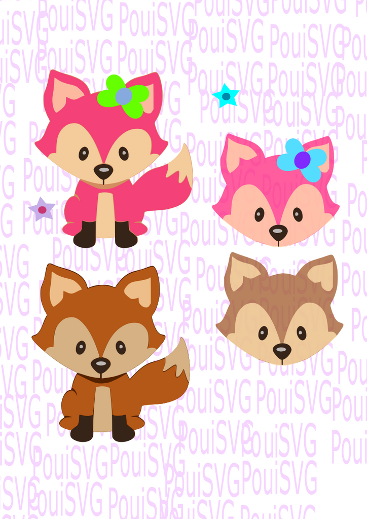 Download Fox svg, boy and girl svg,Baby animal,cutting file ...