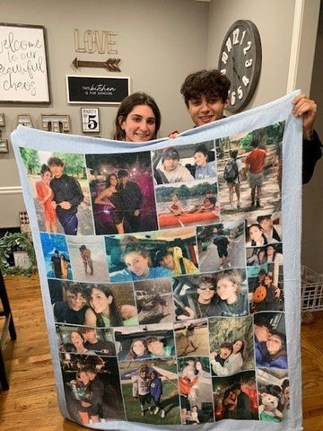 custom photo blanket