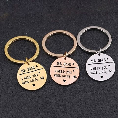 be safe keychain for boyfriend