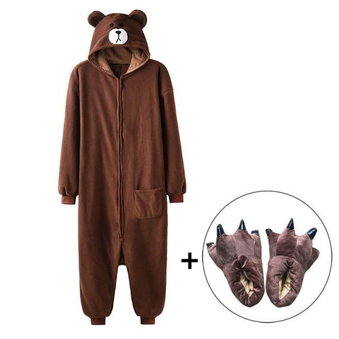 bear ear hoodie onsie