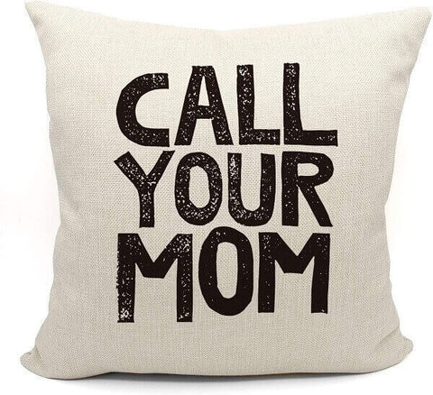 call your mom throw pillow graduation gift