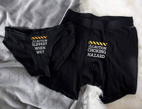 best matching couple underwear set