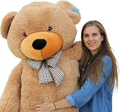 giant teddy bear six feet long