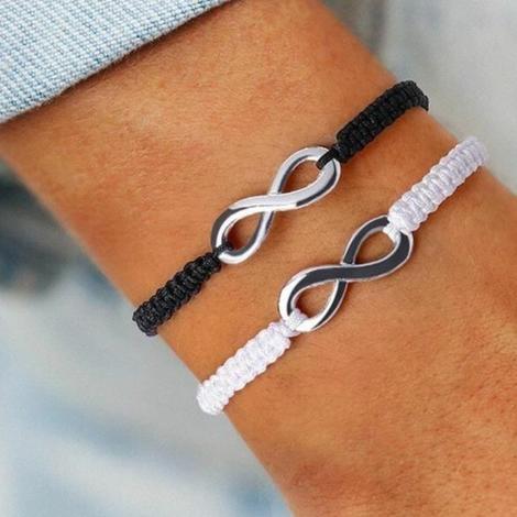 Infinity bracelets for couples