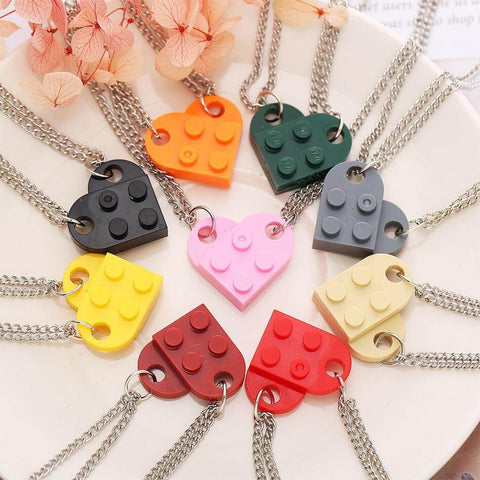 lego couple necklaces