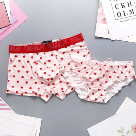 Matching Underwear for Couples, Sexy Lips Design, Mix and Match