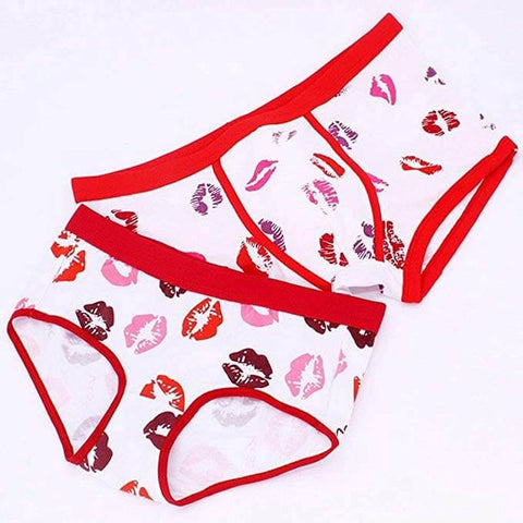 best matching couple underwear set