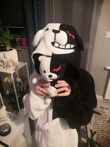 monokuma costume onesie halloween