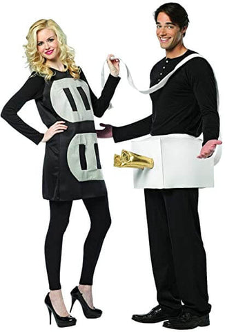plug and socket couple costume