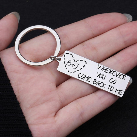 come back to me keychain