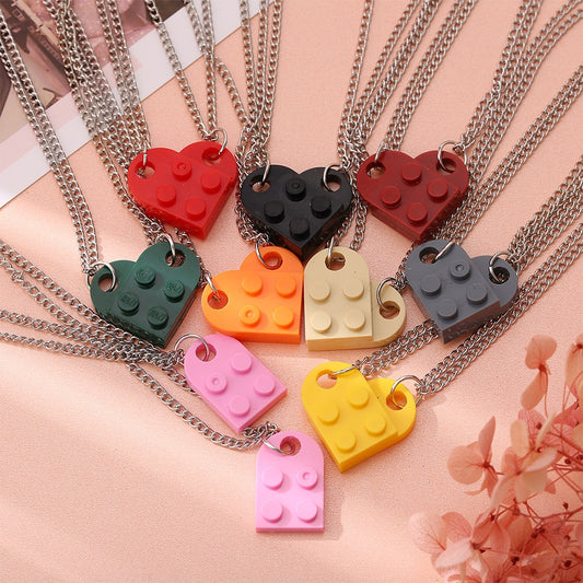 Magnetic Heart Couple Necklaces - BigBeryl Gold Silver