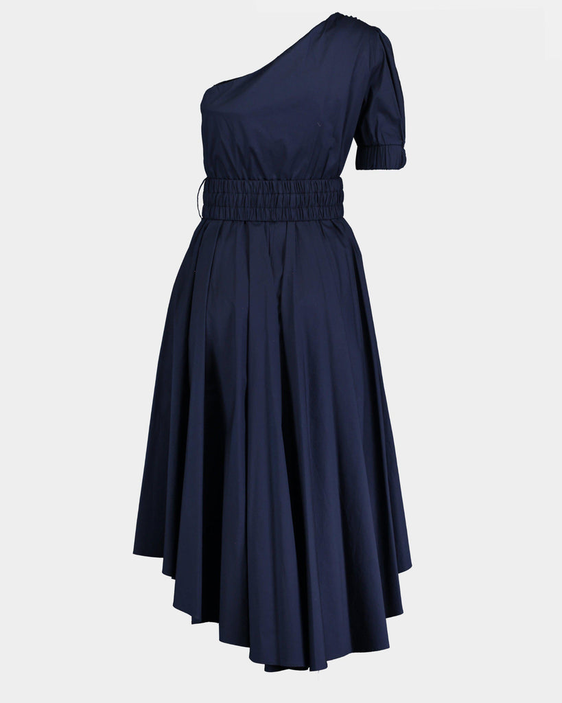 Michael Kors | Blue one shoulder midi dress | lemlò