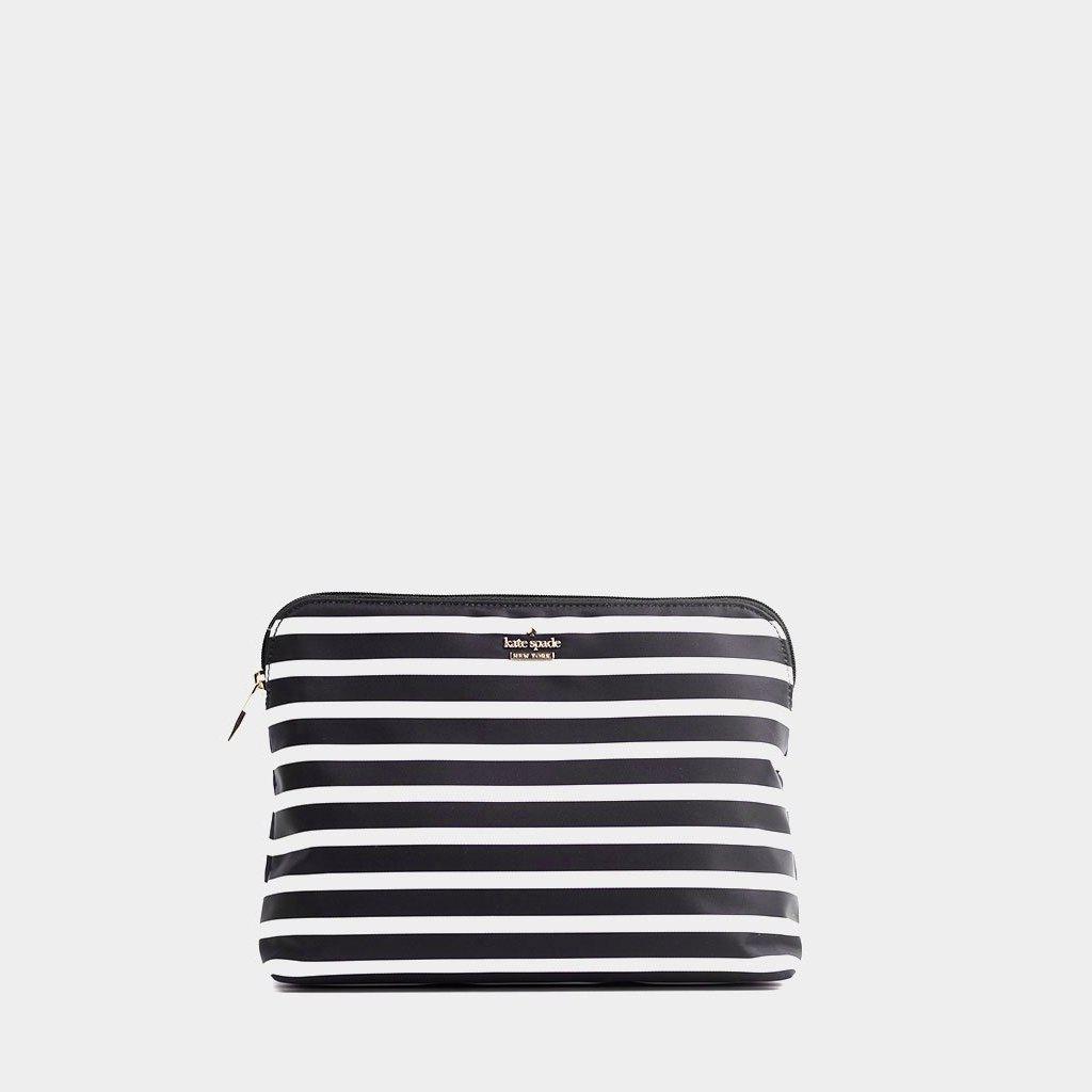 Kate Spade | Beauty Classic Nylon Briley striped white black | lemlò