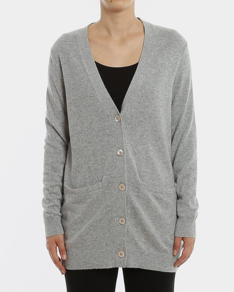 Michael Kors | Gray cashmere cardigan | lemlò