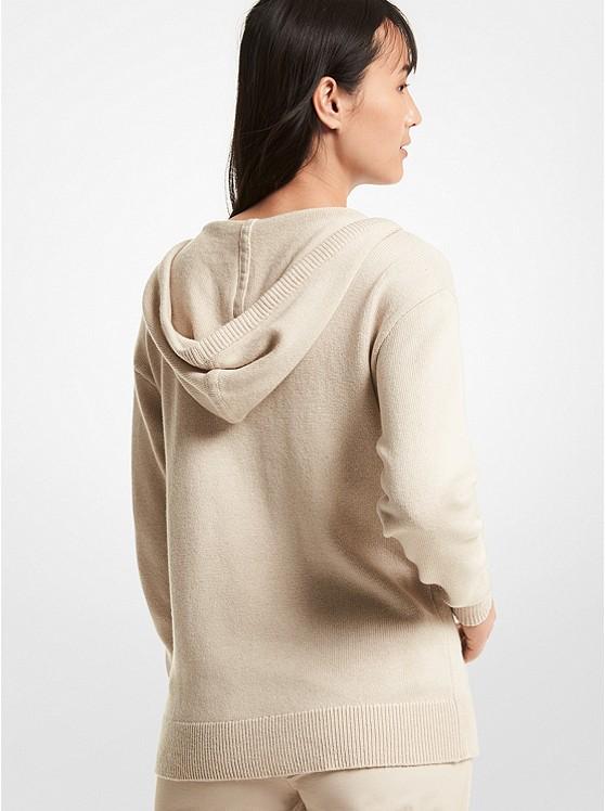 Michael Kors | Ivory wool hooded sweater | lemlò
